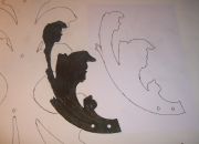 Zeichnungen, die für die Neuanfertigung der Blätter gemacht wurden