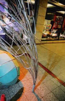 Gebündelte Stäbe, als Schwanzspitze