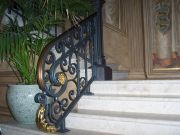 Zierblatt am Abschlussgeländer