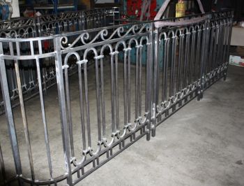 Fertige Geländer in unserer Werkstatt